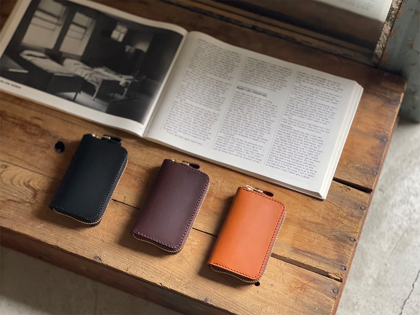 新作 / ラウンドジップキーケース - PLANT(プラント) | 東京/蔵前の