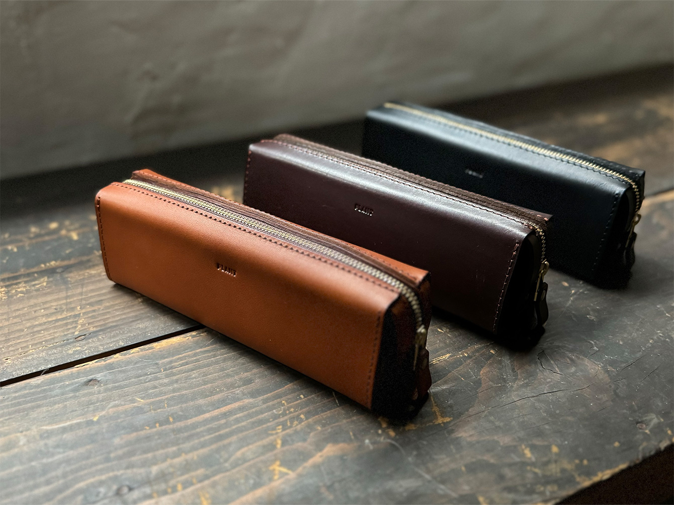 新品 ROCADO Italy馬革ペンケース 茶色ブラウン ※箱無し 茶色