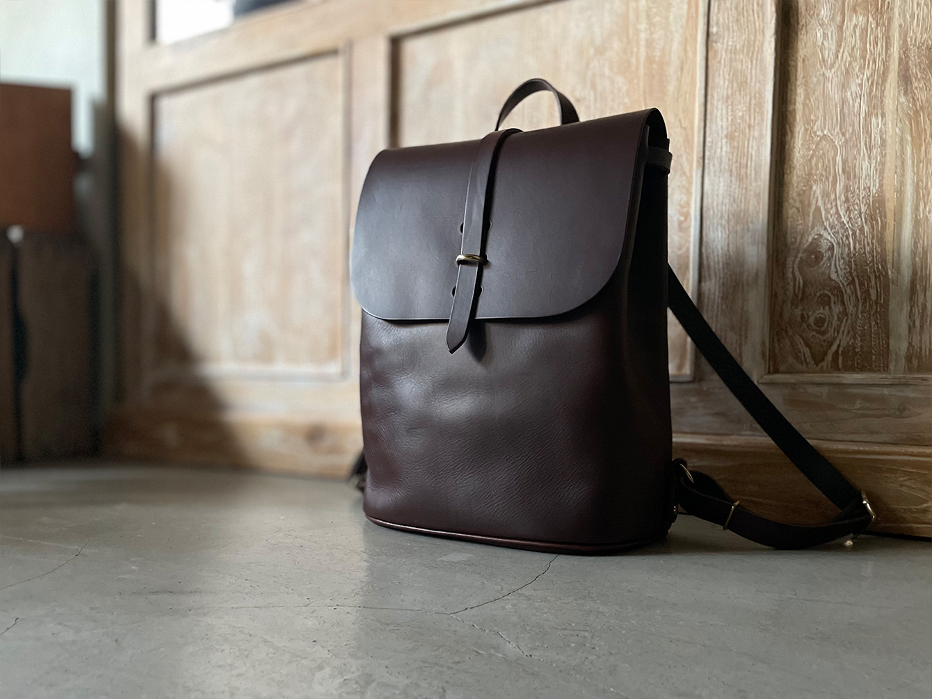 新作 / 一本ベルトリュック - PLANT(プラント) | 東京/蔵前のレザー